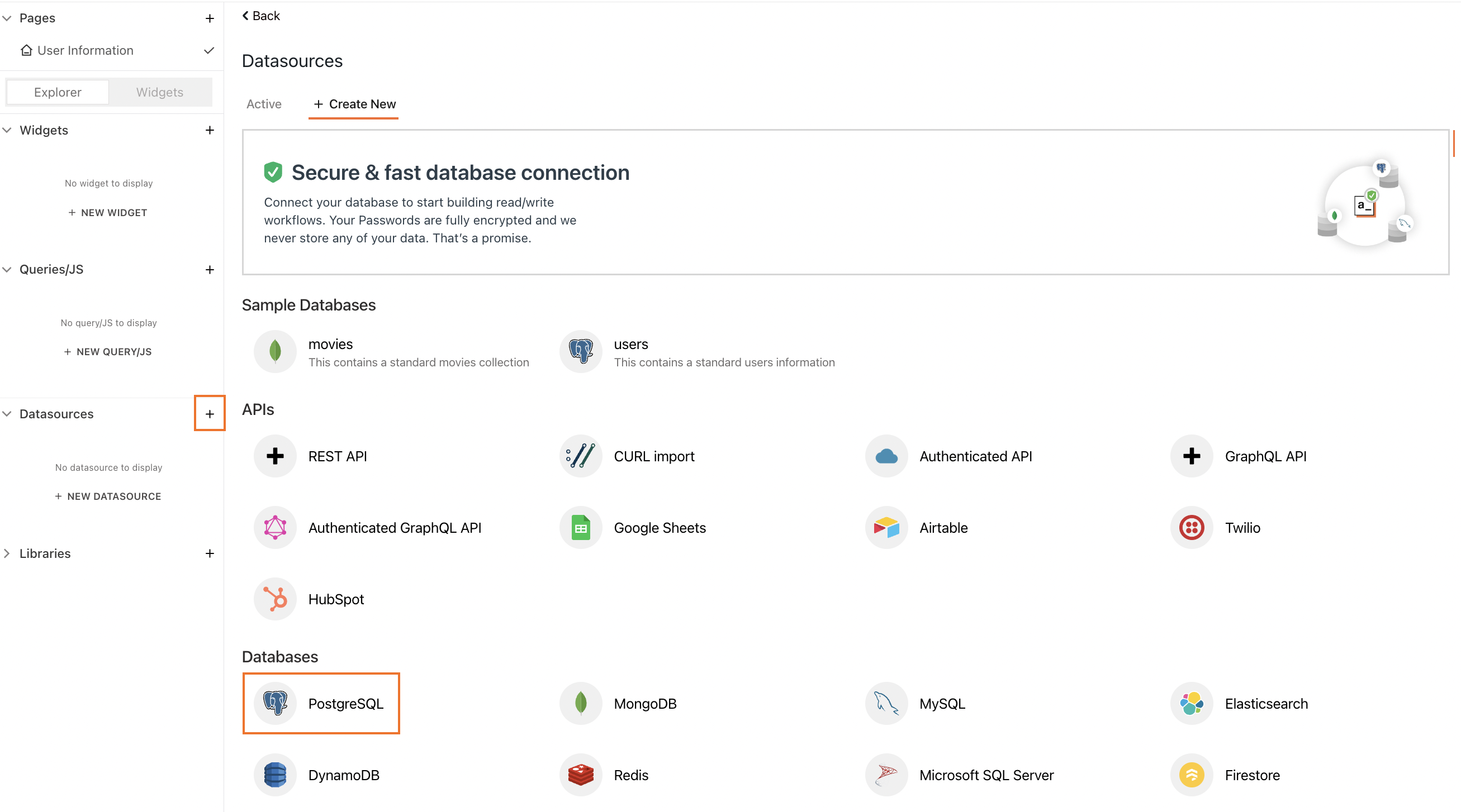 Connect to PostgreSQL database